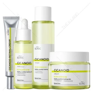 SCINIC CICANOID 4 sets / Toner 150ml+Ampoule 50ml+Cream 80ml+Retinal Cream 30ml - Picture 1 of 3