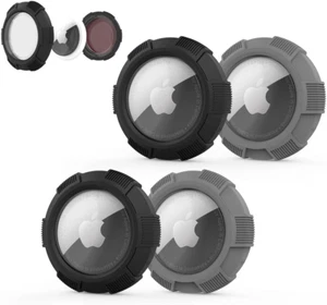 Air Tags-4 Pack Apple, Airtags Sticker Case, Airtag Sticker Mount Holder with fo - Picture 1 of 12