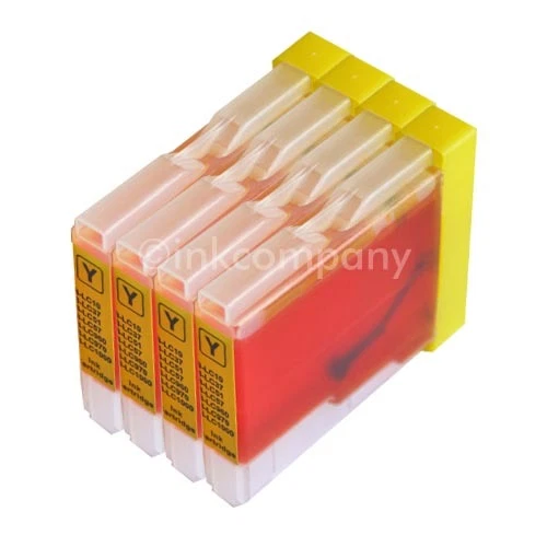 TINTE PATRONEN 4x yellow MFC 235C 240C 260C 3360C 440CN 460CN 465CN 5460CN 660CN - Bild 1 von 1