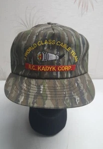 RC Kadyk Corp World Class Cable Team Camo Snapback hat Made USA - Picture 1 of 5