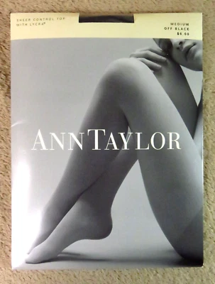 Top de control transparente Ann Taylor Loft con manguera de panty LYCRA MEDIANO/NEGRO APAGADO Foto 1 de 4