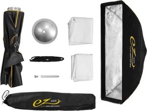 EZ Lock 12X36 Quick Strip Rectangular Bowens Mount Softbox W/External and Intern - Picture 1 of 9