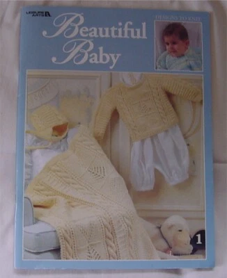 Beautiful Baby Designs KNIT Leisure Arts #3325 Knitting Patterns - Image 1 of 4