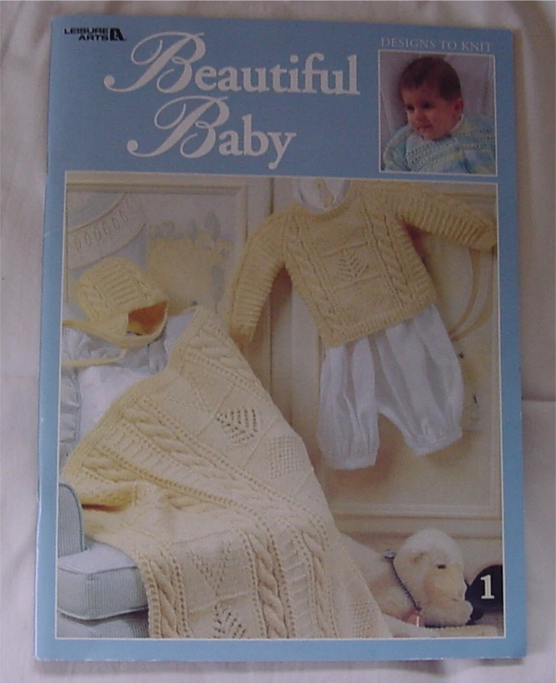 Beautiful Baby Designs KNIT Leisure Arts #3325 Knitting Patterns - Image 1 of 4