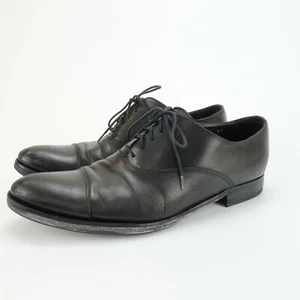 To Boot New York Hudson Oxford in pelle nera con punta a cappuccio da uomo taglia 11 M - Foto 1 di 12