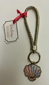 New Lilly Pulitzer Wristlet Keychain Seashell Featured in Splashdance - Picture 1 of 14