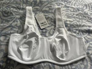 NEW Syrokan High Impact Full coverage Underwire Sports Bra - White - 36C - Picture 1 of 3