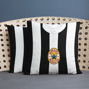 Newcastle 1996 Home Shirt Personalised Retro Football 45cm Scatter Cushion - Picture 1 of 7