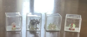 Lot Of 4 Tynies. #040 Pig, #054 Elephant, #022 Chicken, #004 Hedgehog… - Picture 1 of 3