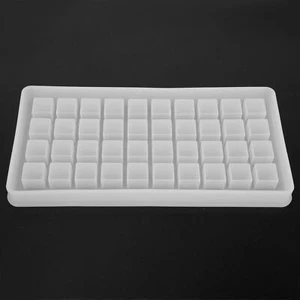 (Transparent)40Grids Silicone Ice Tray Square Shape Ice Cubes Making Mold DIY US - Picture 1 of 24