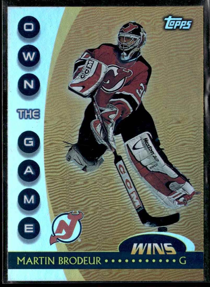 2001-02 O-Pee-Chee Topps Own The Game Martin Brodeur #OTG21 H5R3G - Image 1 of 2