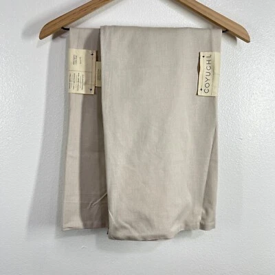 Coyuchi Organic Cotton Down Pillow Case Insert Standard Size White Bag Set of 2 - Image 1 of 4