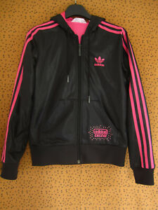 Veste Adidas Chile 62 à capuche Originals Jacket Noir et rose Femme - 36