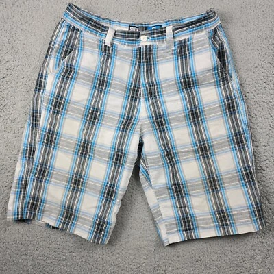 Pantalones Cortos Southpole Para Hombres 34 Blanco A Cuadros Ligeros Hip Hop Ropa de Calle Y2K Sueltos Foto 1 de 4