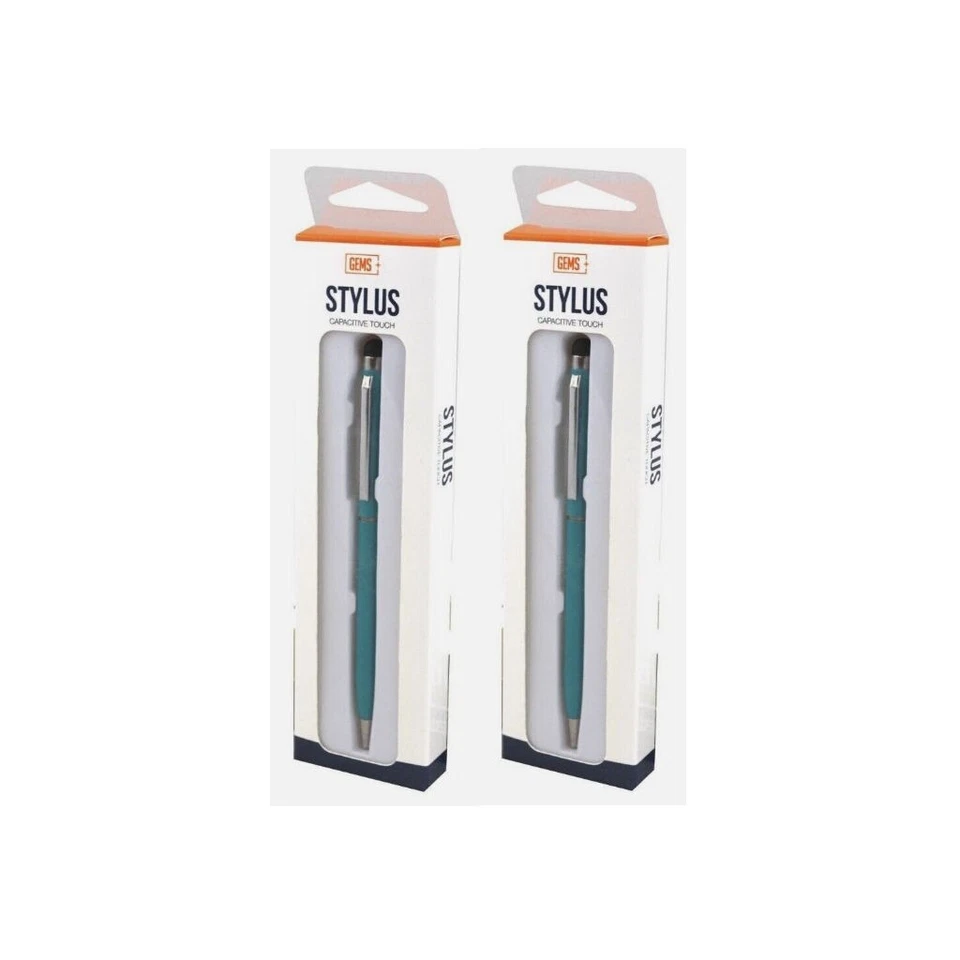 Pcs Gems Capacitive Touch Stylus - Teal