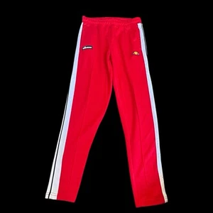 Ellesse Mens Red Track Pants Sweatpants Jogging Bottoms Joggers XS Red - Picture 1 of 5