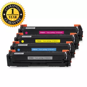 Cartucho de tóner 4PK CF500A CMYK para HP 202A LaserJet Pro M254nw M281cdw M281fdw - Imagen 1 de 9