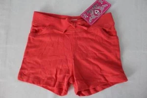 NEW Girls Summer Shorts Salmon Size Medium 7 - 8 Gym Athletic Camp Pockets - Picture 1 of 2