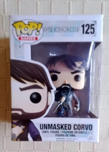 UNMASKED CORVO DISHONORED 2 FUNKO POP! GAMES VINLY FIGURE 125 - Picture 1 of 1