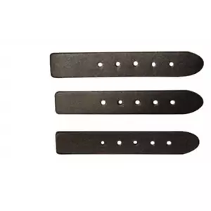 Scottish Kilt Straps Black Real Leather with Buckle Extender 14cm L, 3.25cm W-TC - Picture 1 of 1