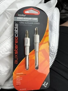 AUX AUXILIARY 3.5mm Cable Male to Male Car Audio Cord For Headphones/Car/Speaker - Picture 1 of 3
