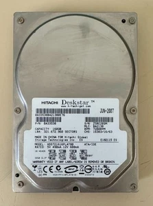 HDD IDE - 3.5" - 160 GB - 7200 RPM - HITACHI Deskstar - HDS721616PLAT80 - Photo 1/5