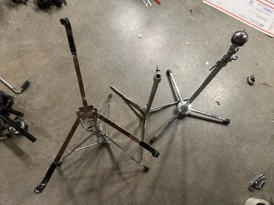 PAQUETE de soporte de platillo Premier Flat Ludwig de colección más 1/2 otros soportes #DR1 Foto 1 de 4