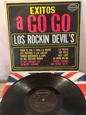 LOS ROCKIN DEVILS Garage Rock Beat 1966 MEXICO 12" LP The Kinks - Image 1 of 4
