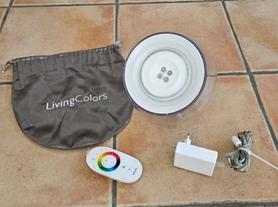 Philips Living Colors Lampe mit Netzteil,  Fernbedienung und Tasche - Bild 1 von 4
