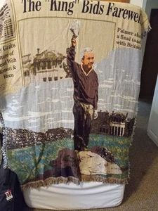Arnold Palmer Rug Commemorative Rug BARN 53" X 65" New With Tags - Picture 1 of 2