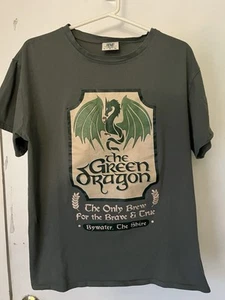 T Shirt Lord Of The Rings The Green Dragon The Shire Men's Large - Picture 1 of 2