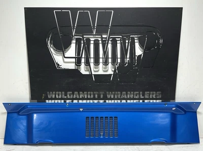 单通风屏罩罩罩面板 INTENSE 蓝色 PB3 97-06 吉普 TJ 牧马人 CC 9E — 第 1/4 张图片