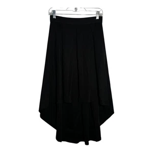 She + Sky schwarzer High Low Rock Damen Gr. M Gold Reißverschluss Karriere Party - Bild 1 von 8