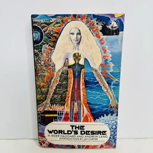 The Worlds Desire Haggard Lang Ballentine 1st Print 1972 Fantasy Vintage PB Sci-Fi - Bild 1 von 12