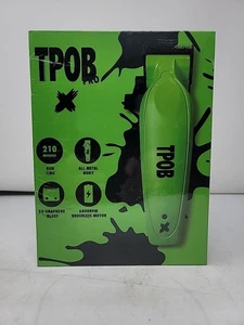 TPOB X Digital Brushless 6800rpm Slime Metal Professional Hair X Clipper Green - Bild 1 von 6