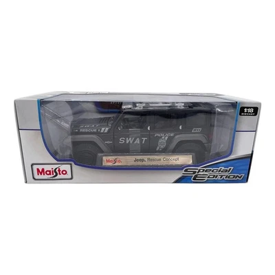 Maisto 1/18 Jeep Rescue Concept Die-Cast Model Car Unused Top Mint JAPAN - Image 1 of 4