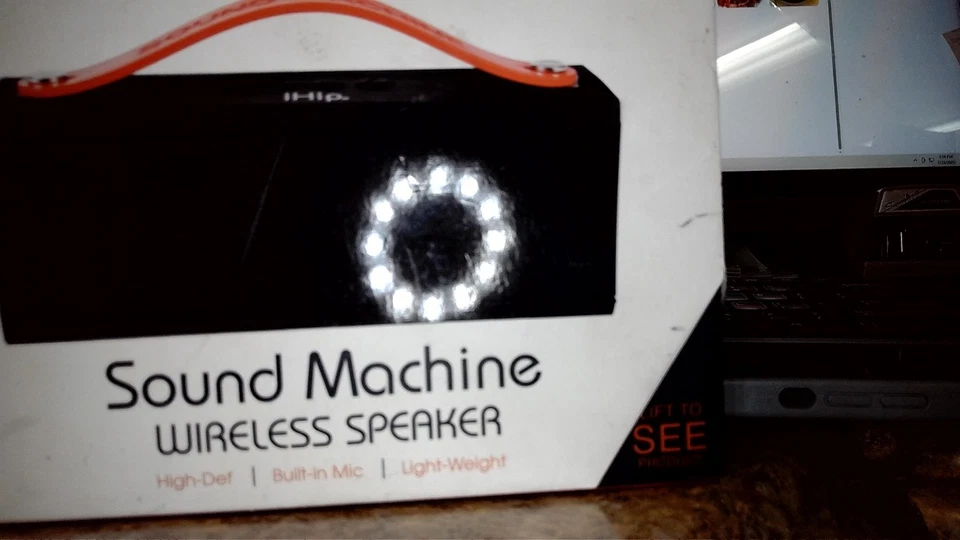Nuevo en caja iHIP Máquina de Sonido Altavoz Inalámbrico Portátil Bluetooth Altavoz Alta Definición Foto 1 de 1