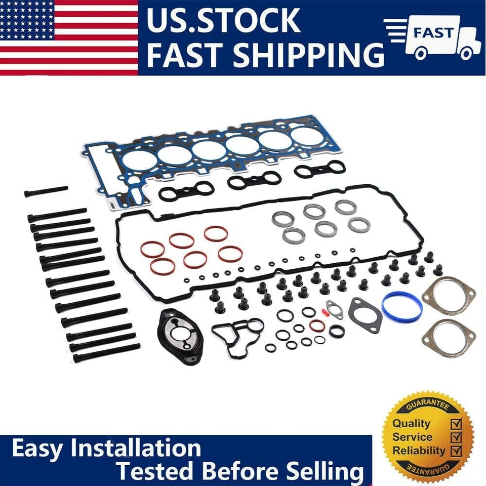 Juego de pernos de junta de culata de 3,0 L para BMW 128i 328i 528i xDrive X3 X5 Z4 2007-2012 2013 Foto 1 de 4