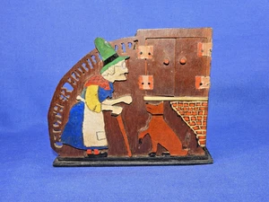Antique Money Box From Nursery Rhyme. "Old Mother Hubbard went to the cupboard". - Foto 1 di 11