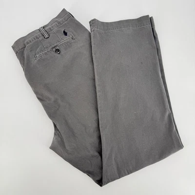 Polo Ralph Lauren The Polo Chino Classic Fit Pants 38x32 Gray Cotton Twill - Image 1 of 4