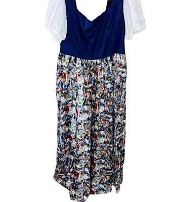 Disney Star Wars Empire Strikes Back Vestido 40 Aniversario Collage Maxi Vestido P Foto 1 de 4