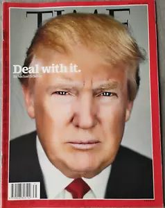 Time Magazine Collector AUGUST 2019 " TRUMP " DEAL WITH IT - Picture 1 of 2