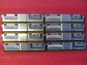 GENUINE HP 32GB 8@4GB Memory FOR HP PROLIANT BL20P G4, BL480C,BL680C G5 1 year - Picture 1 of 2