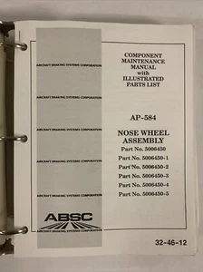 Aircraft Braking Systems Maint Manuals With Parts Lists - Picture 1 of 12