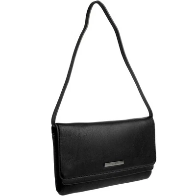 ESPRIT Damen Handtasche Schultertasche Tasche Schwarz Abendtasche Clutch Bag