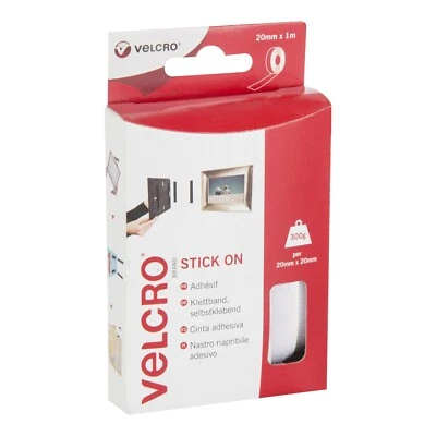Velcro Stick On 300g 20mm x 1m New Home Tidy Official ncb - Image 1 of 3