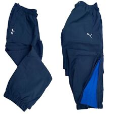 New Puma Tottenham Hotspur Spurs Football Club Track Trousers Blue Youth XL