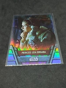 Star Wars Topps Holocron 2020 Foilboard Foil Board Reb-9 Princess Leia Organa - Picture 1 of 1