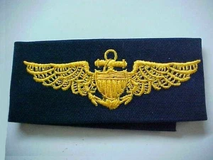US Navy E1 AVIATOR Patch bestickt Overall Emblem Militär Sammlerstück Neu - Bild 1 von 5
