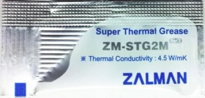 NEW Zalman Thermal compound zm-stg2m 1g /Use 1 pack 1 to 2 time /  total 5 packs - Image 1 of 3